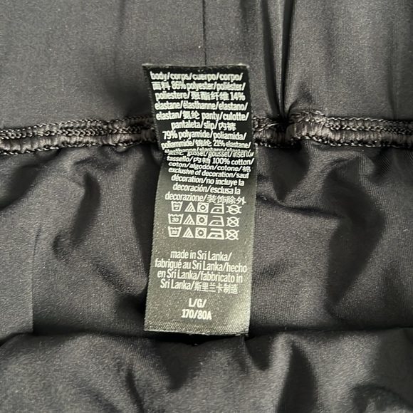 Victoria’s Secret black running shorts underwear lining Large elastic waist - Picture 5 of 12